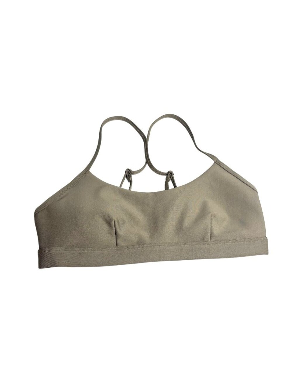 ALO Yoga Airlift Intrigue Bra in Gravel